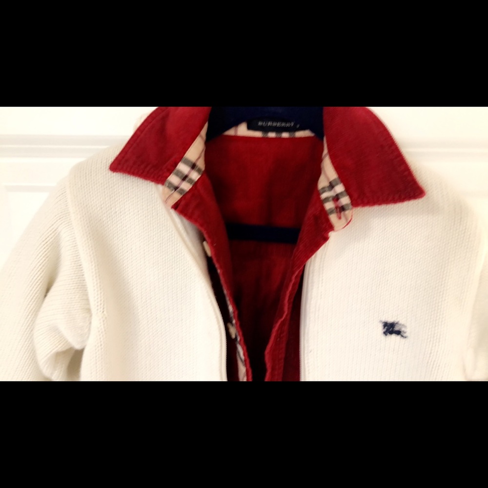 Burberry kids Corduroy button up sz.4